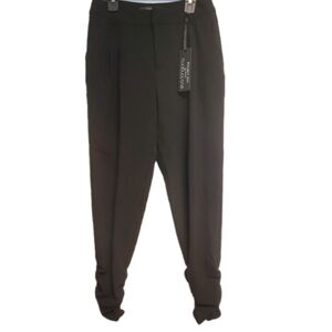 NWT Eva Longoria Collection Black Jogger Style Dress Pants Small